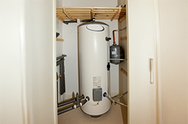 Old water heater.